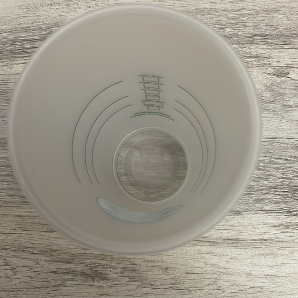 2020 Starbucks Clear w Green & White Logo Plastic Reusable Cold Venti 24 Oz Cup - Picture 5 of 8